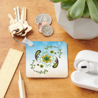 Llavero Flor Taiji, Armonía Floral Yin Yang