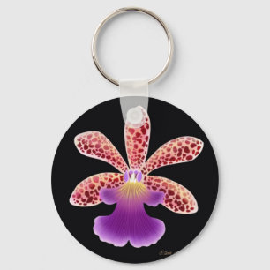 Llavero Flor tropical de la orquídea de Oerstedella