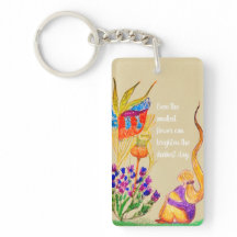 Flor y chica personalizado