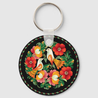 Llavero Flor y pájaro húngaro OPUS