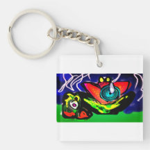 Flor y rana primaverales