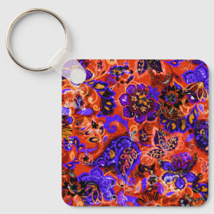 Llavero Floral abstracta de magia pura