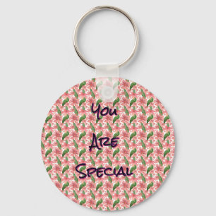 Llavero Floral acuarela personalizada y única