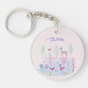 Llavero Floral adorable personalizada