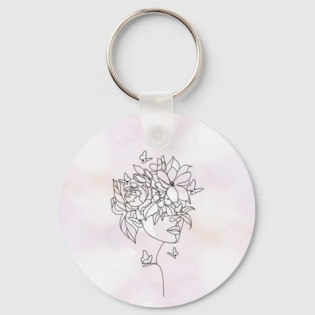 Llavero Floral Bloom and Breathe (Anverso)