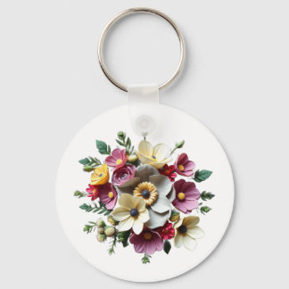 Llavero Floral Boquete 3D