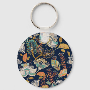 Llavero Floral colorida: fondo sin soldadura