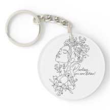 Floral de abstracto mínimo blanco