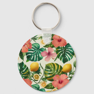 Llavero Floral de Frutas Tropicales