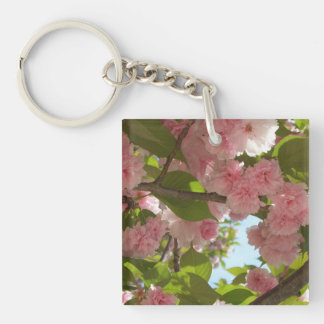 Llavero Floral de primavera del árbol de cerezo III con do