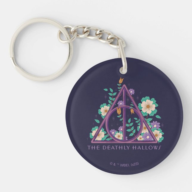 Llavero Floral Deathly Hallow Graphic (Frente)