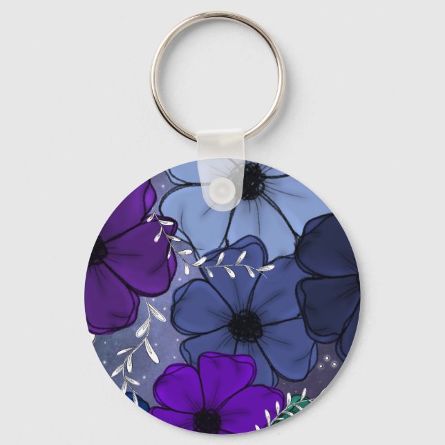 Llavero Floral keychain  (Anverso)