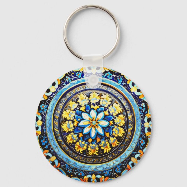 Llavero Floral mallónica española de origen romano (Anverso)