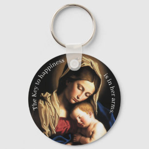 Llavero Floral Monogrammed Blessmed Madre