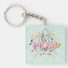 Llavero Floral Mother’s Day Keychain Gift for Mom