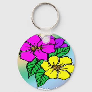 Llavero Floral multicolor