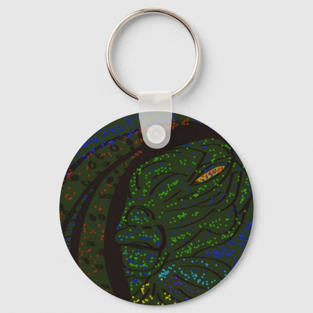 Llavero Floral Sea Monster Keychain (Anverso)