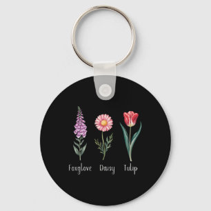 Llavero Floral Sutil 8647 Trump Flores Digitalis Margarita