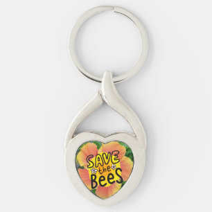 Llavero Floreado "Salva Las Abejas"