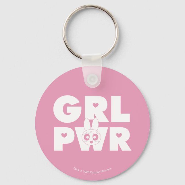 Llavero Florecimiento: Poder Chica (Anverso)