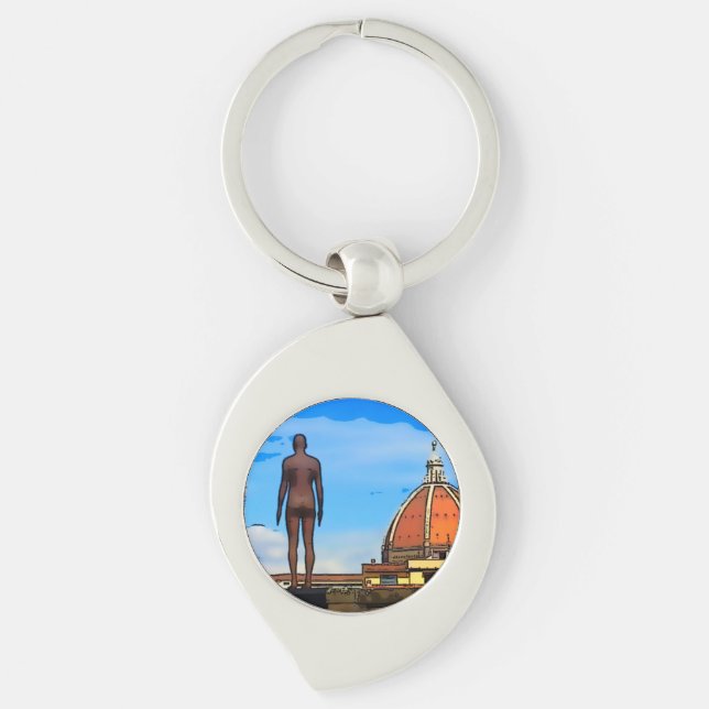 Llavero Florence Duomo Dome Antony Gormley (Anverso)