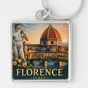 Llavero Florencia Italia Recuerdo de Vacaciones para Viaje