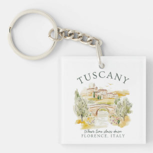 Llavero Florencia toscana Italia - Paisaje de verano seren