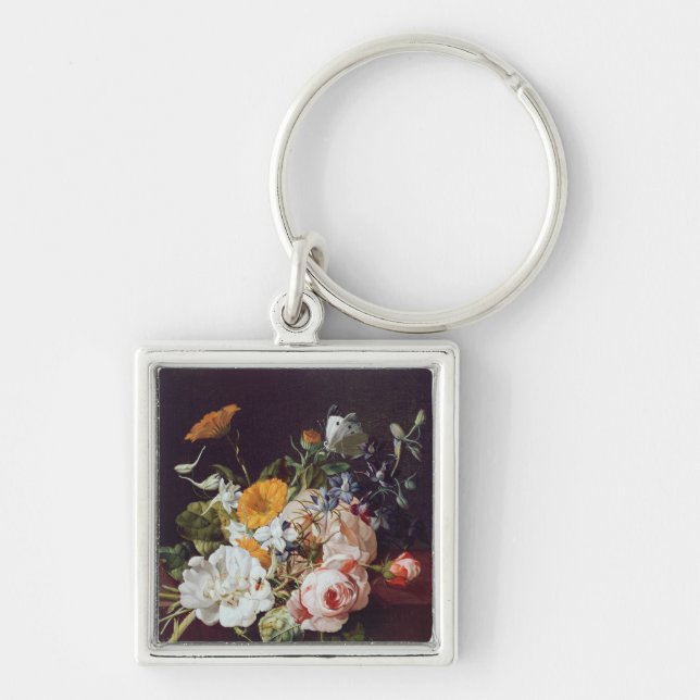 Llavero Florero de flores, 1695 (Frente)