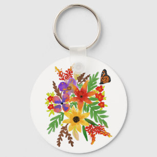 Llavero Flores acuáticas 02 Keychain