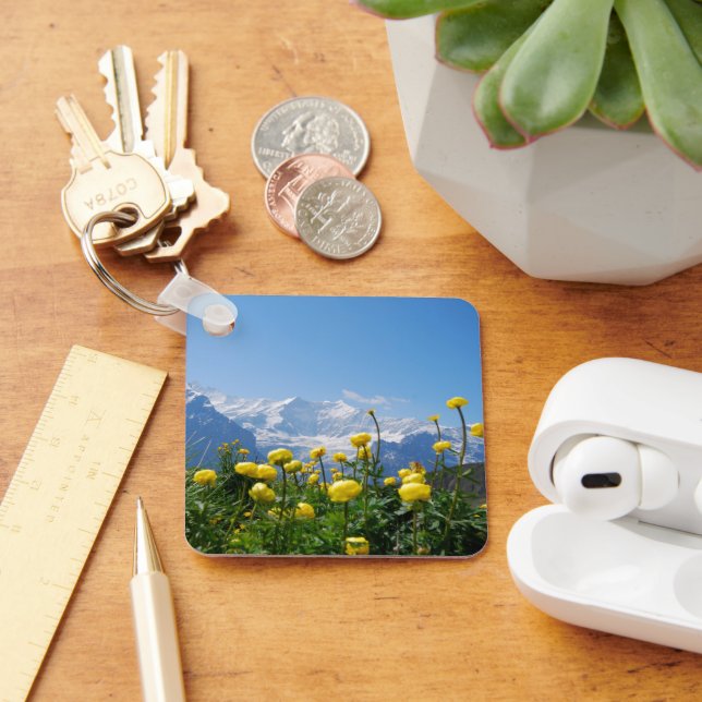 Llavero Flores | Alpes suizos Eiger Monch (Escritorio )