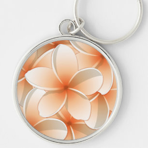 Llavero Flores brillantes de Frangipani/ Plumeria