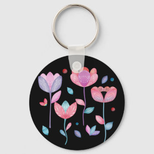 Llavero Flores Caprichosas 