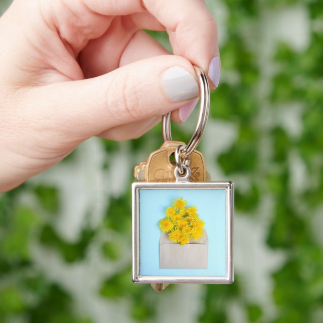 Llavero Flores | Dandelions en sobre (Mano)