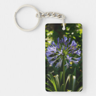 Llavero Flores de agapanthus azules