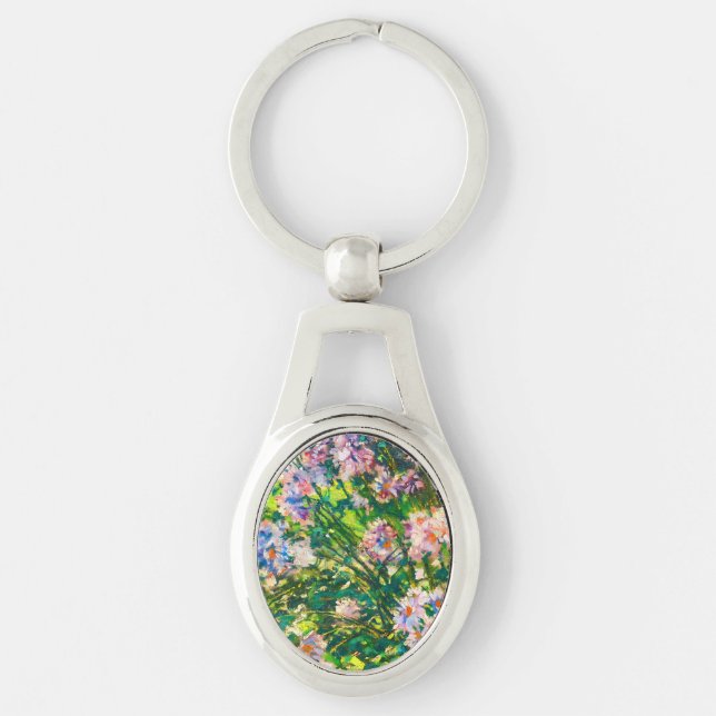 Llavero Flores de bonito de época ilustracion de flores de (Anverso)