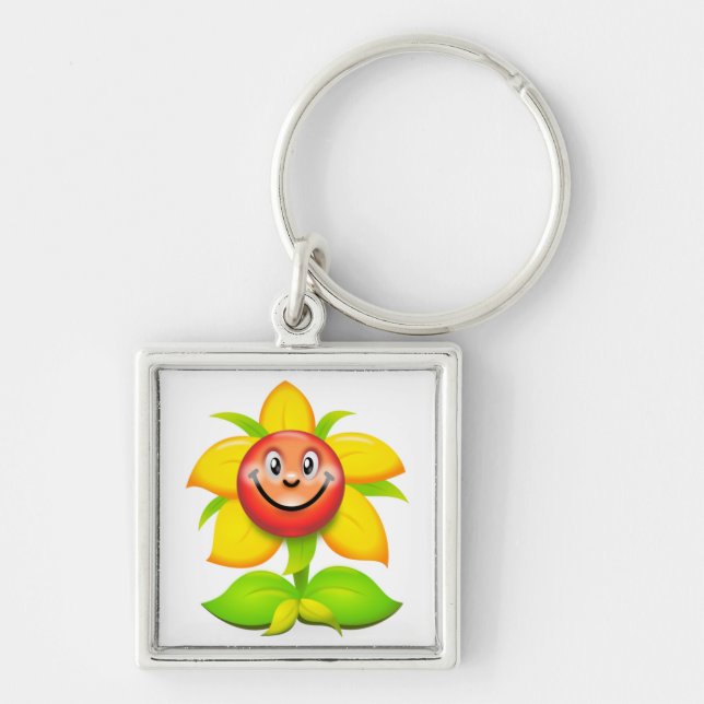 LLAVERO FLORES DE CARA (Frente)