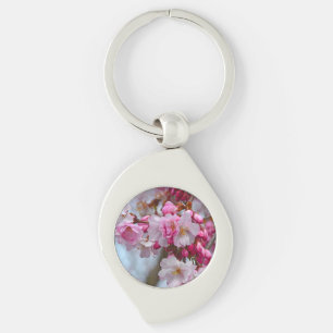 Llavero Flores de cerezo rosa