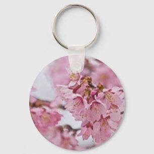Llavero Flores de cerezo Sakura Rosa Pálido