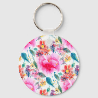 Llavero Flores de color claro lindo placa de licencia de f