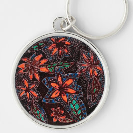 Llavero Flores de Henna