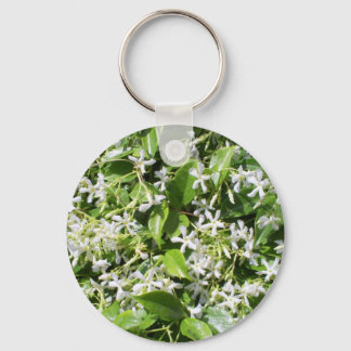 Llavero Flores de jazmín blanco