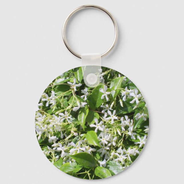 Llavero Flores de jazmín blanco (Anverso)