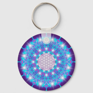 Llavero FLORES DE LA VIDA/Blume des Lebens Stars Mandala