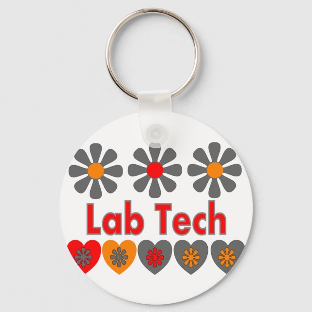 Llavero Flores de Lab Tech RETRO (Anverso)