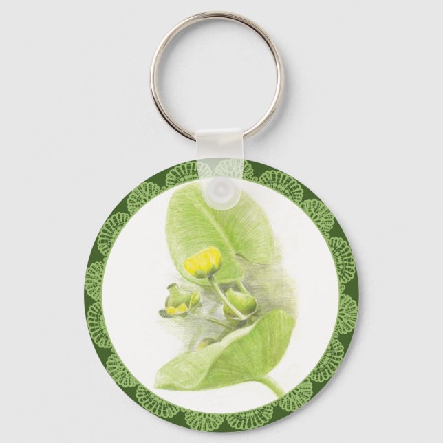 Llavero Flores de lirios (Anverso)