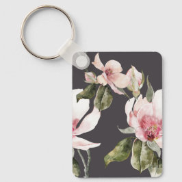 Llavero Flores de magnolia y pájaros maravillosos