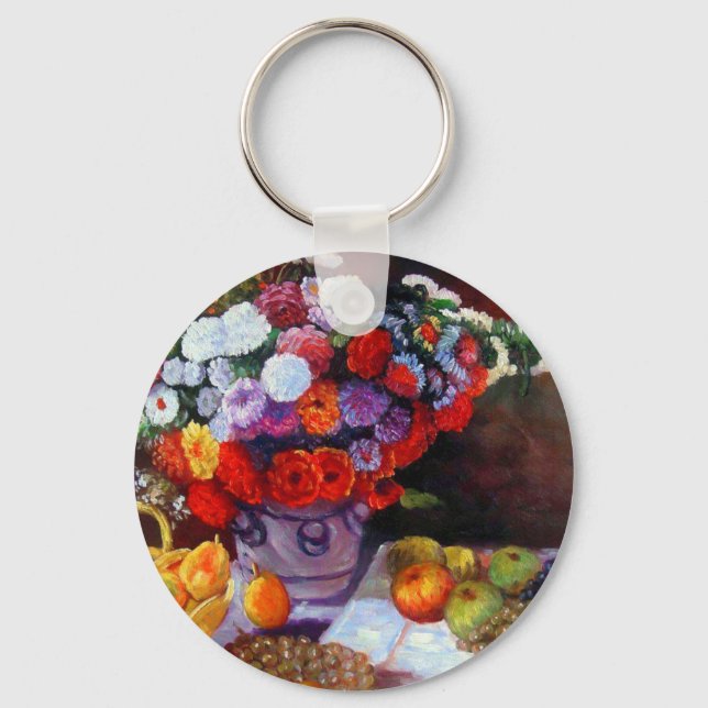 Llavero Flores de mono y fruta (Anverso)