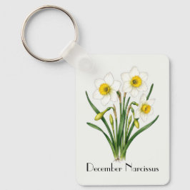 Llavero Flores de Narciso de Diciembre