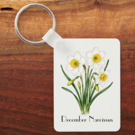 Llavero Flores de Narciso de Diciembre