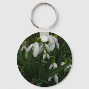 Llavero Flores de Primavera Blanca (Galanthus)